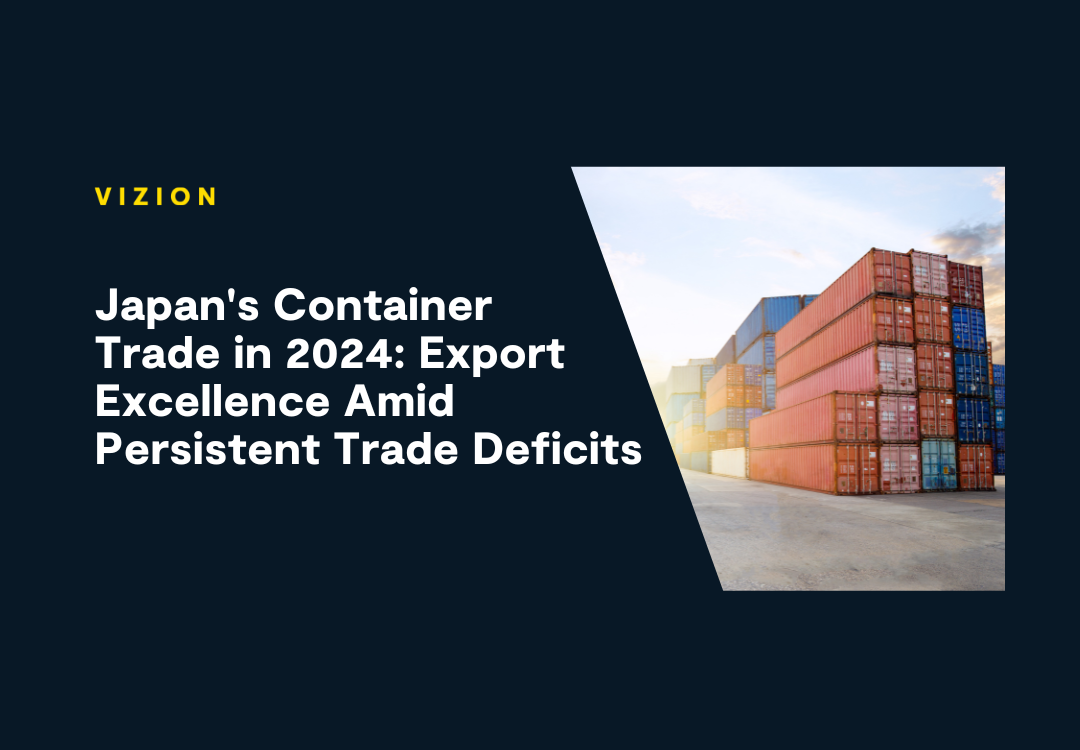 Japan's Container Trade in 2024: Export Excellence Amid Persistent